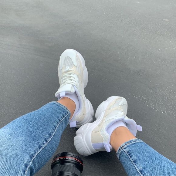 Shoes - LAST CHANCE White and cream sneakers NWT